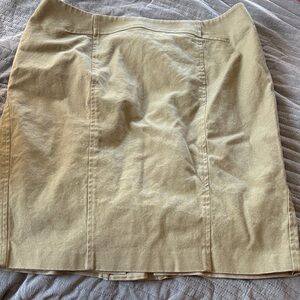 Ann Taylor Classic Army Green Pencil Skirt